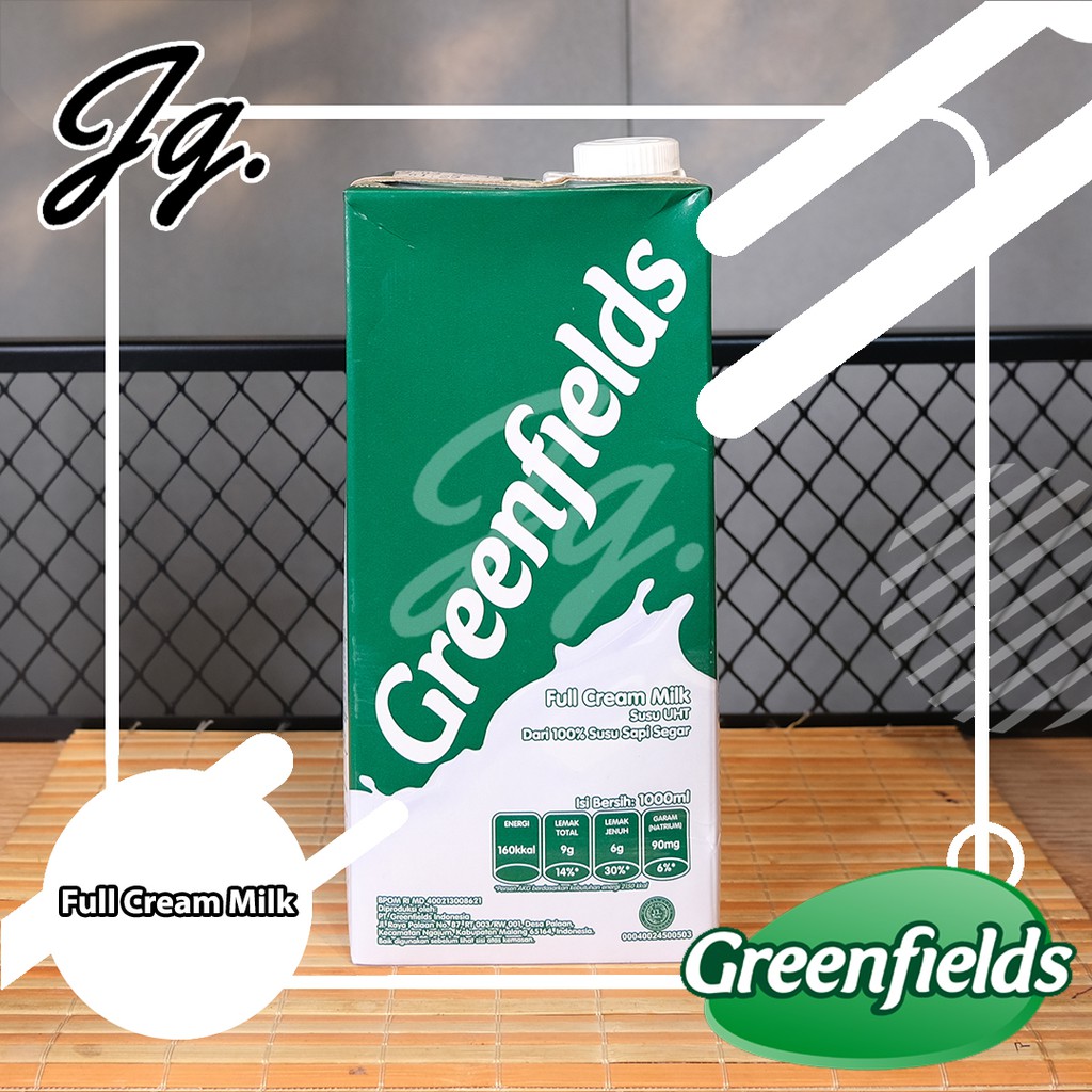 Jual Susu Uht Greenfield Full Cream Green Fields Plain Karton Liter