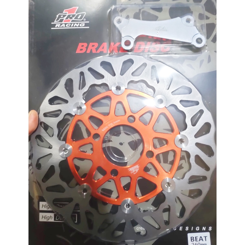 PIRINGAN BESAR 260MM VARIO 150 OLD-VARIO 125-GENIO-ALL BEAT-SCOOPY KARBU-SCOOPY F1-SPACY-VARIO TECNO 110-VARIO 110 F1 DISK CAKRAM DEPAN CNC JFK HONDA MATIC