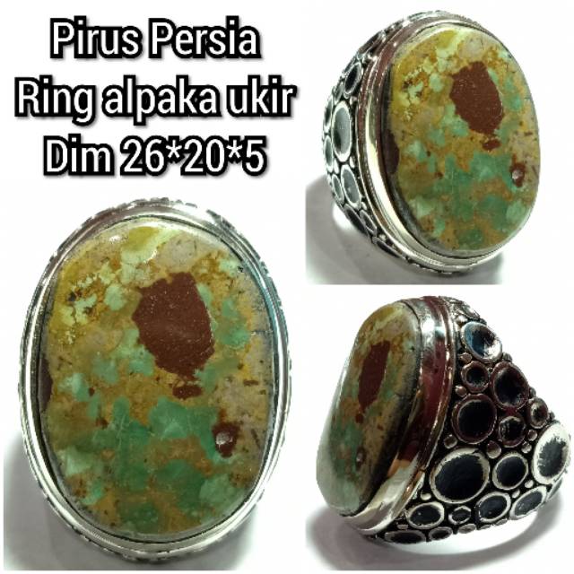 CINCIN BATU PIRUS PERSIA ASLI NATURAL