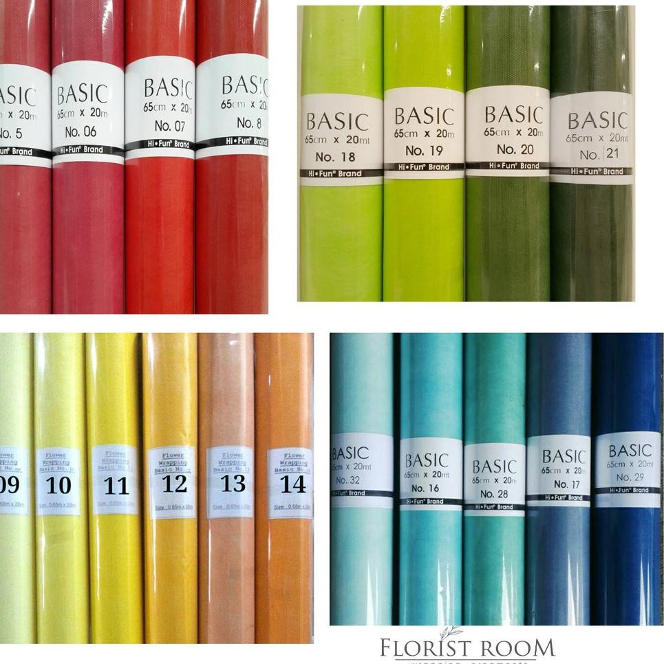 

Terlaris 0FVQD Tissue Paper Basic 65cm x 20m Variasi No.1-15 - Kertas Bunga - Bouquet 94