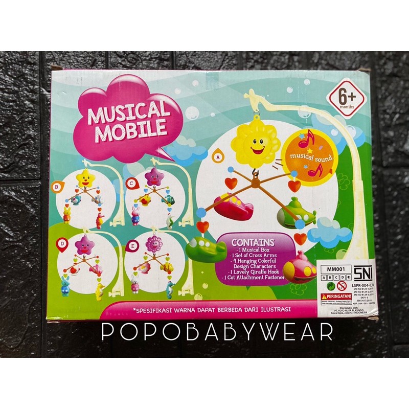 Musical Mobile (Mainan Gantung Box Bayi)