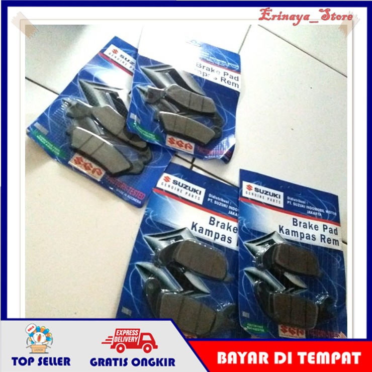 ORIGINAL Dispad Diskpad Kampas Rem Depan Motor Suzuki Satria FU 150 Barong New Original Spare Part O