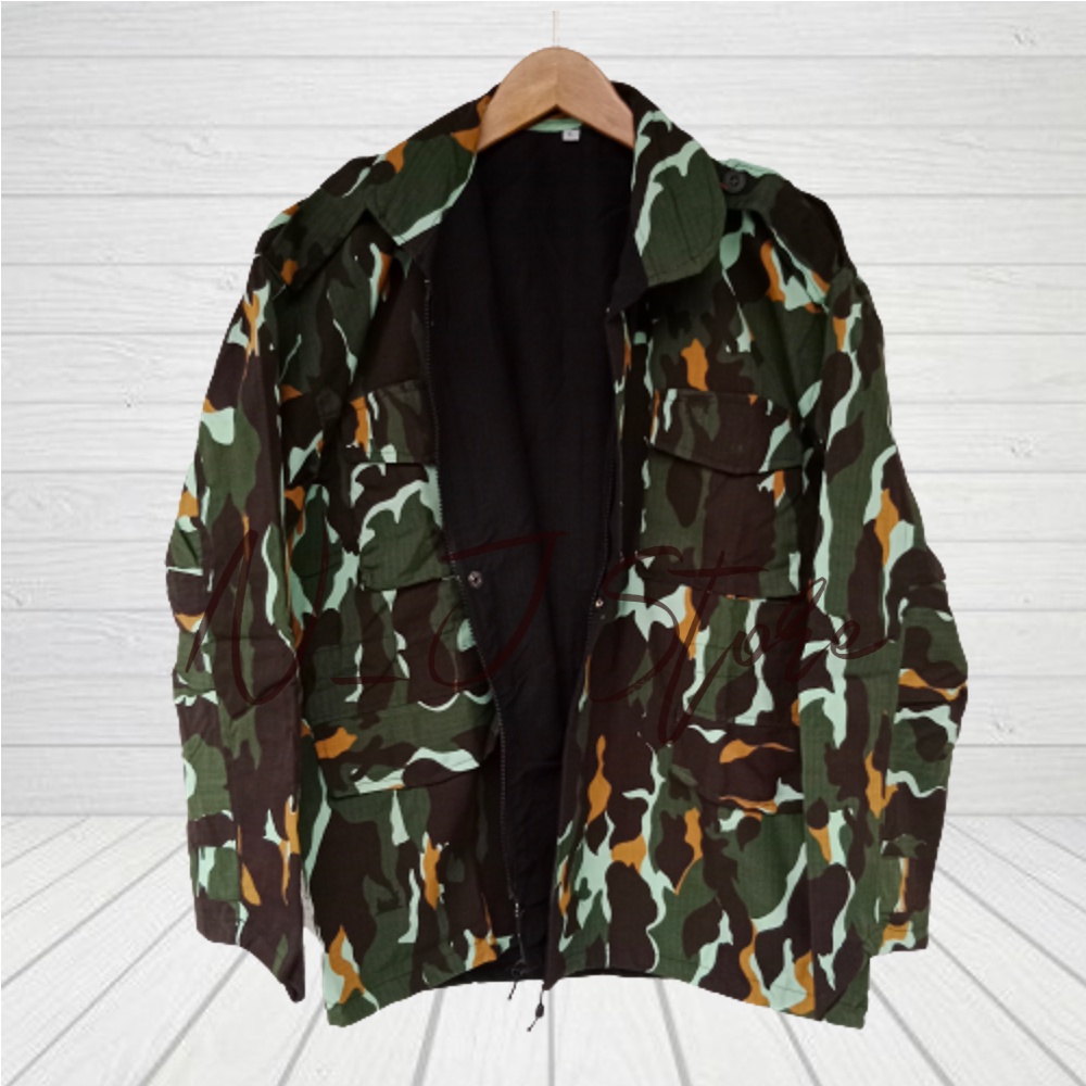 TERBARU BIG SIZE M-4XL Jaket Pria Semi Parka Army Bolak Balik Pelopor Brimob Terjangkau Berkualitas