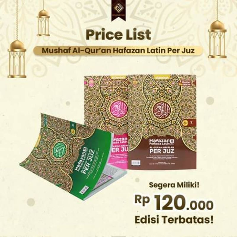 Best Seller Al Quran Hafazan PerJuz