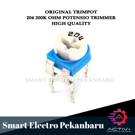 ORIGINAL TRIMPOT 204 200K OHM POTENSIO METER Trimmer Variable Resistor VR 204 TRIMPOT VR TRIMMER 204