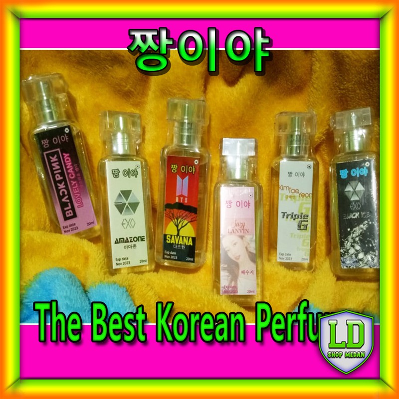 Parfum Korea SUZY Spray best seller Parfum BTS / BlackPink / Exo bibit Korea Parfum original