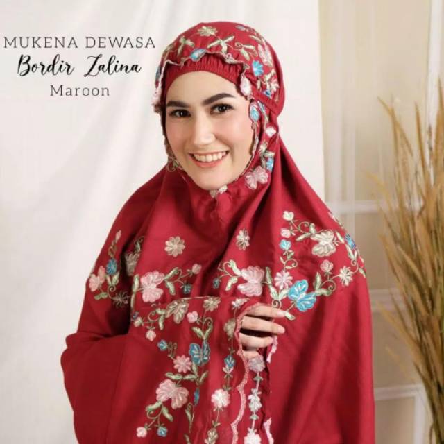Mukena rayon bordir zalina