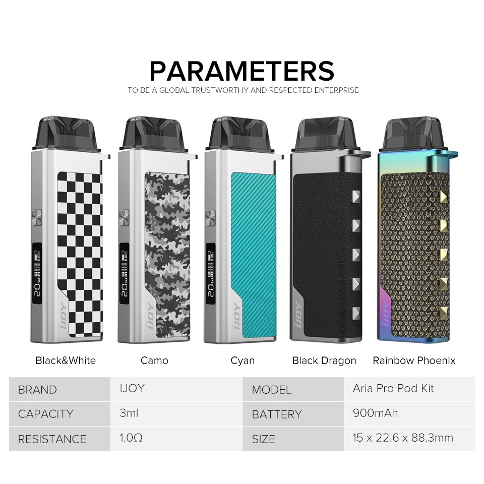 IJOY ARIA POD KIT ORIGINAL / ARIA POD BY IJOY TERBARU ASLI