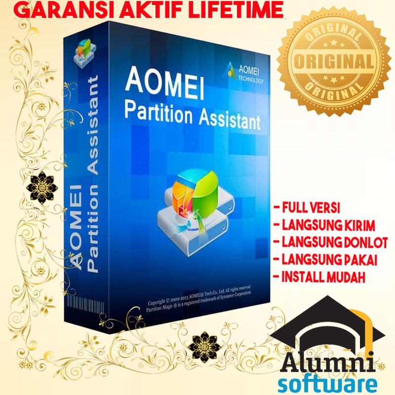 [FULL VERSION] AOMEI Partition Assistant All Editions 2019 LIFETIME - GARANSI AKTIVASI
