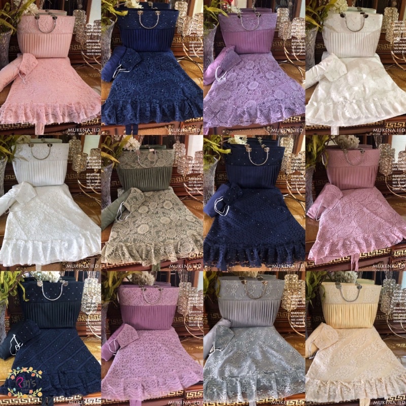ANGGRAINI ~ RINS ~ MUKENA EXCLUSIVE MUKENA IED JIHAN ORIGINAL PRODUCT BY RINS ~ MUKENA JUMBO ~ MUKEN