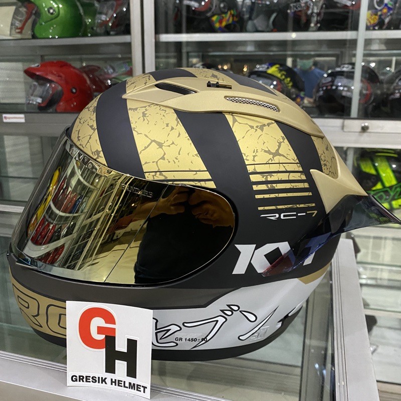 KYT RC7 SERI 17 BLACK GOLD | HELM KYT RC7 SERI 17 BLACK GOLD | KYT RC7 SERI 17 BLACK GOLD | KYT RC7