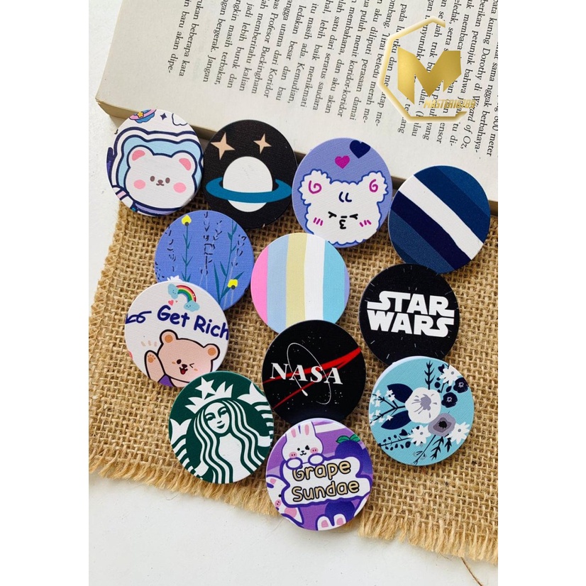 Popsocket karakter POP SOCKET stand hp phone stand holder karakter lucu MA282