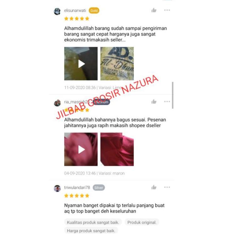 {CLP.26Au22в} 040 Sherin Polos Ori Aldhans hijab instan jilbab kerudung original al-dhans