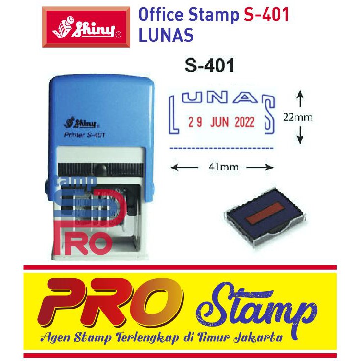 

Stempel Otomatis PAID, LUNAS, RECEIVED / Shiny S-401/S-402