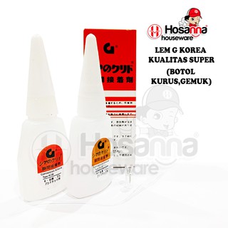 Lem G Korea Kualitas Super / Perekat Super Glue Cair Murah