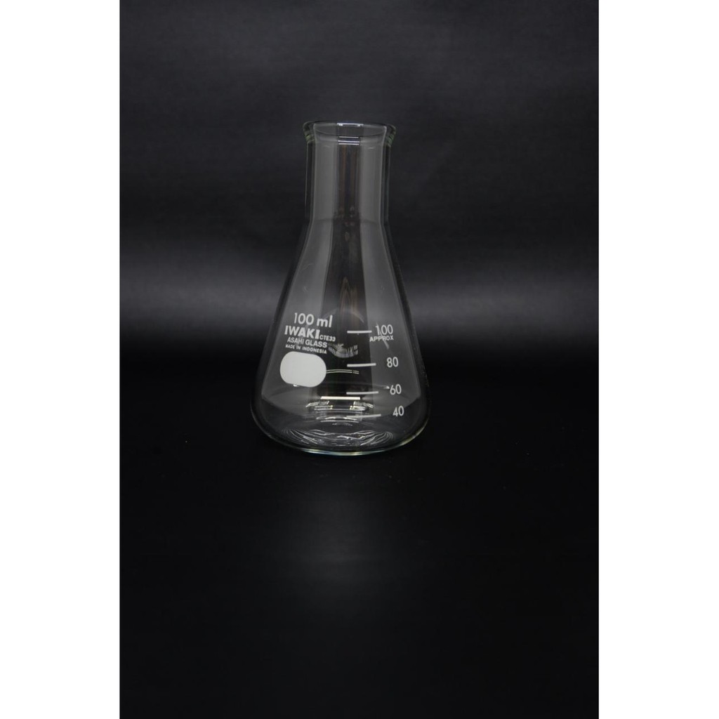 LABU ERLENMEYER/ERLENMEYER IWAKI 100 ML (1RF0) | Shopee Indonesia