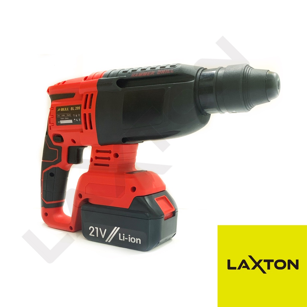 MESIN BOR BOBOK PALU BATERAI CORDLESS ROTARY HAMMER BULL BL299