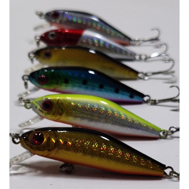 MINNOW UL LAZARUS SNAPPER 6 CM/MINNOW FlOATING MURAH BERKUALITAS