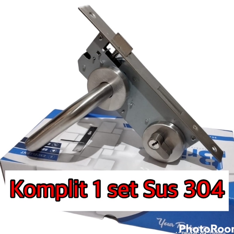 Promo kunci pintu komplit beloeza/blz,kunci model pisah stanlis anti karat,kunci2