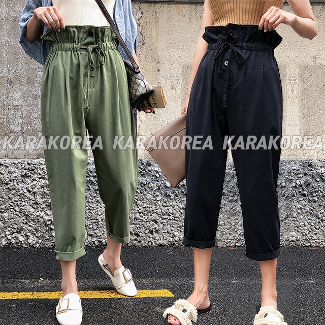 KARAKOREA 855 Beyonce Pants/Celana Panjang/Celana Roll / Celana Boyfriend Pants/Celana Korea