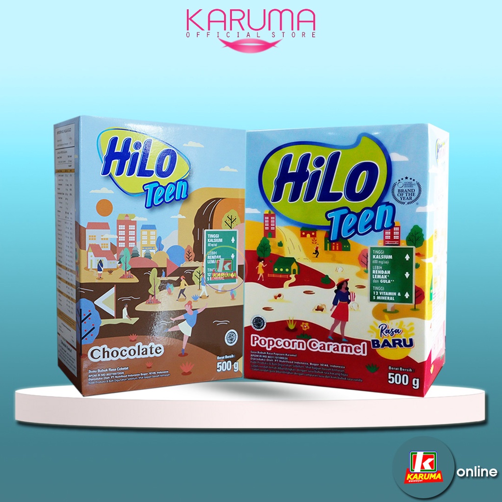 

Hilo Teen 500gr, Hilo Teen Chocolate Popcorn Caremel 500gr Packing Aman