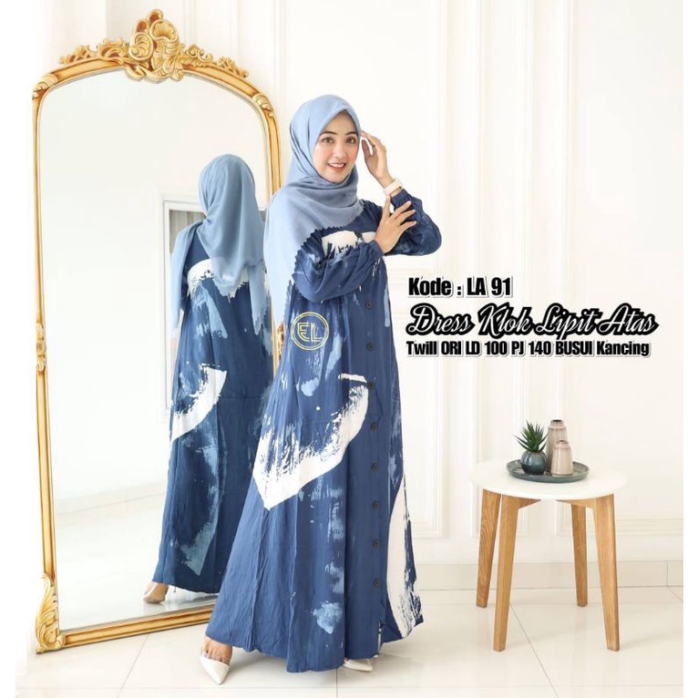 gamis elzhaf LA 91 twill original