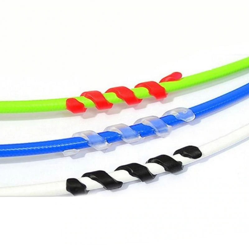 YGRETTE - SPIRAL PELINDUNG KABEL REM SHIFTER SEPEDA SPIRAL SILICONE COVER PENGAMAN GESEKAN KABEL KE FRAME