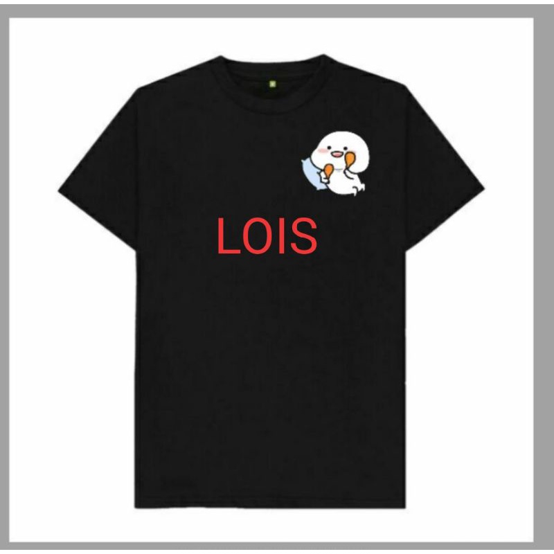 Kaos hitam lois ori