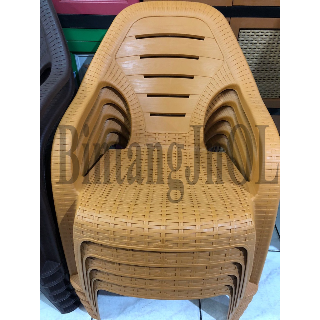 KURSI OLYMPLAST SANTAI ANYAM ROTAN OL 509 MIRING BANGKU MENYUSUI