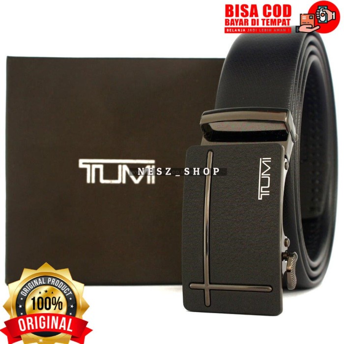 COD GESPER BELT IKAT PINGGANG KULIT PRIA ASLI IMPORT TUMI TM17