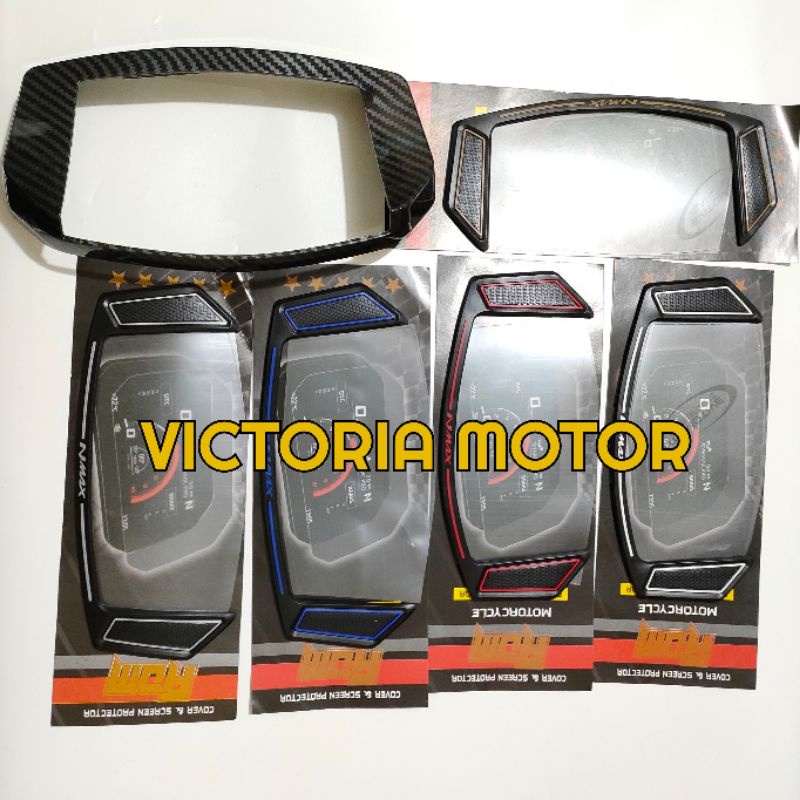 PAKET COMBO COVER SPEEDOMETER CARBON PLUS ANTI GORES NMAX NEW