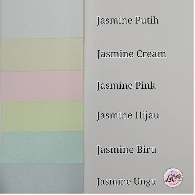 

Kertas Jasmine/ Jasmine Paper F4 per 100 lbr