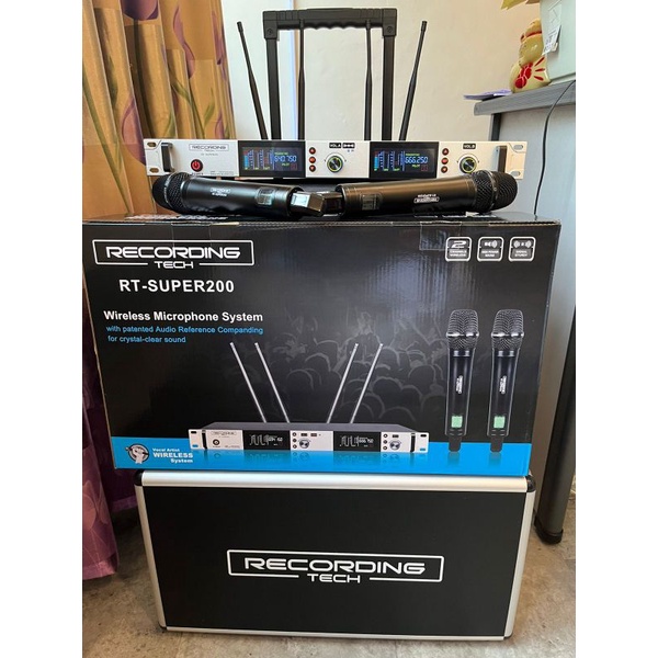 Mic Wireless Recording Tech RT Super 200S Original