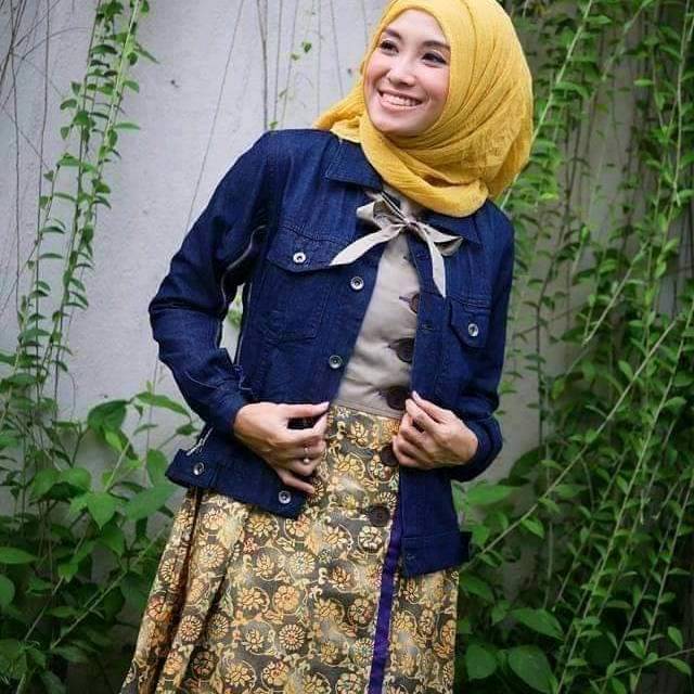 Sale dsc  60%, blazer jean+gamis tgan panjang