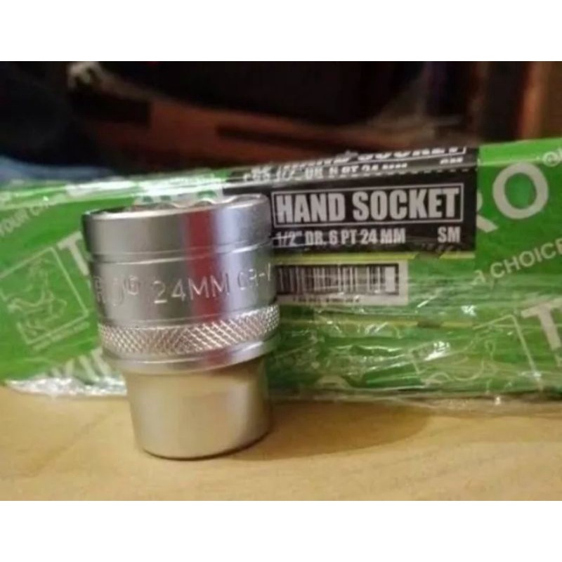 Tekiro Mata shock 1/2" Dr ukuran 24 mm 6 PT / 12 PT