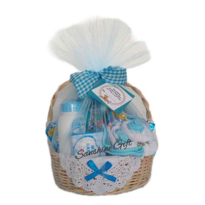 Parcel bayi / Baby gift / Kado bayi / Hampers bayi-Biru