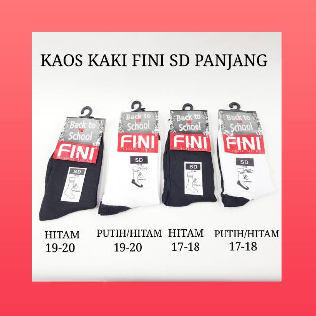 

KAOS KAKI FINI SEKOLAH SD SMP SMU PANJANG