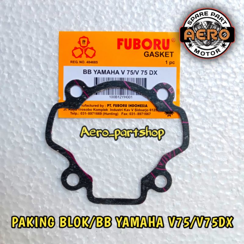 ( Termurah ) Pack Pak Packing Paking Gasket Perpak Cylinder Blok Block Kop Head Yamaha V75 / V 75 / 