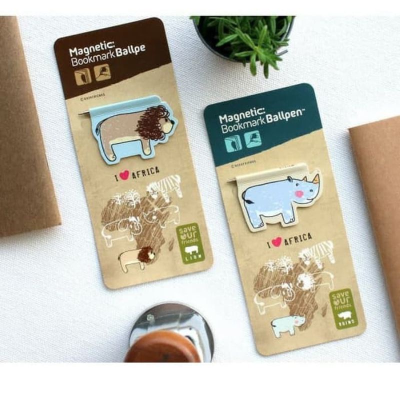 

Pembatas buku/Book mark model animals africa