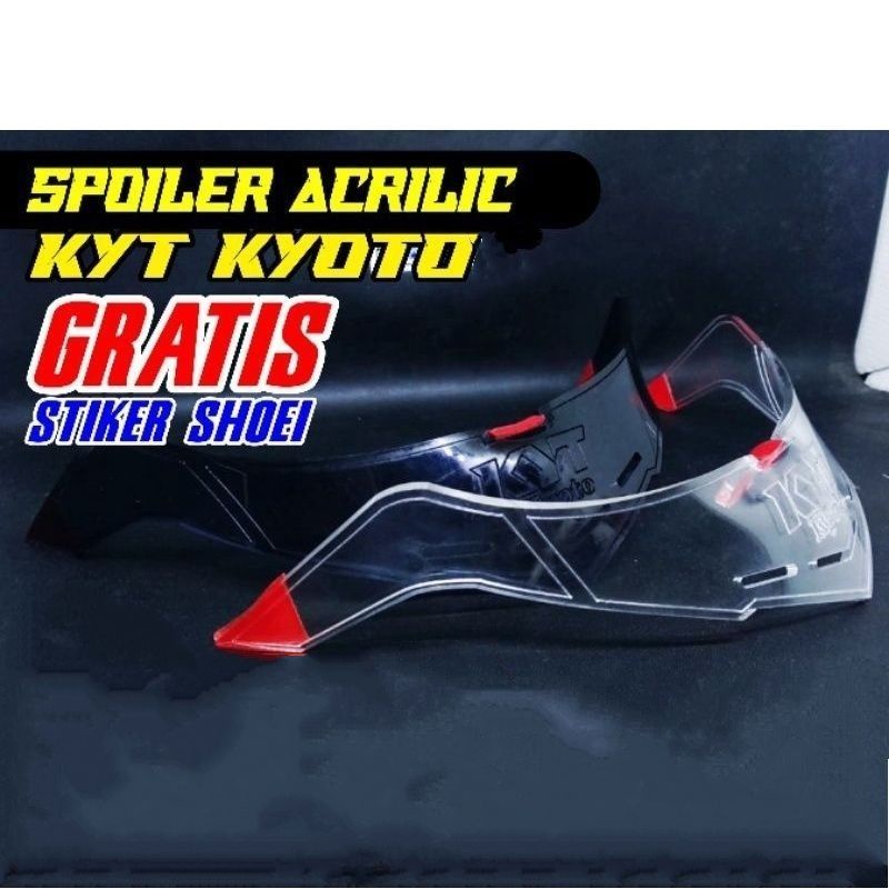 SPOILER KYT KYOTO / Spoiler helm kyt kyoto