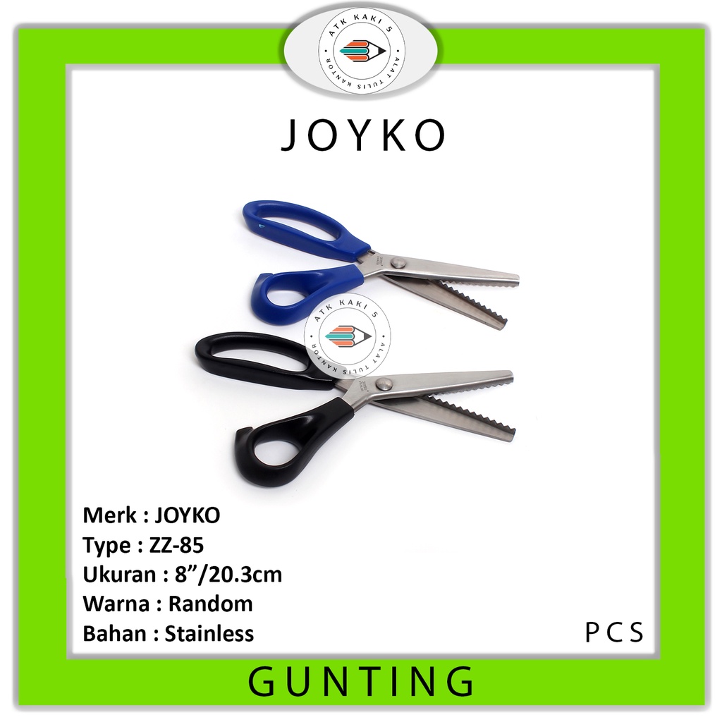 

JOYKO - Gunting Zig-Zag ZZ-85 - Pcs