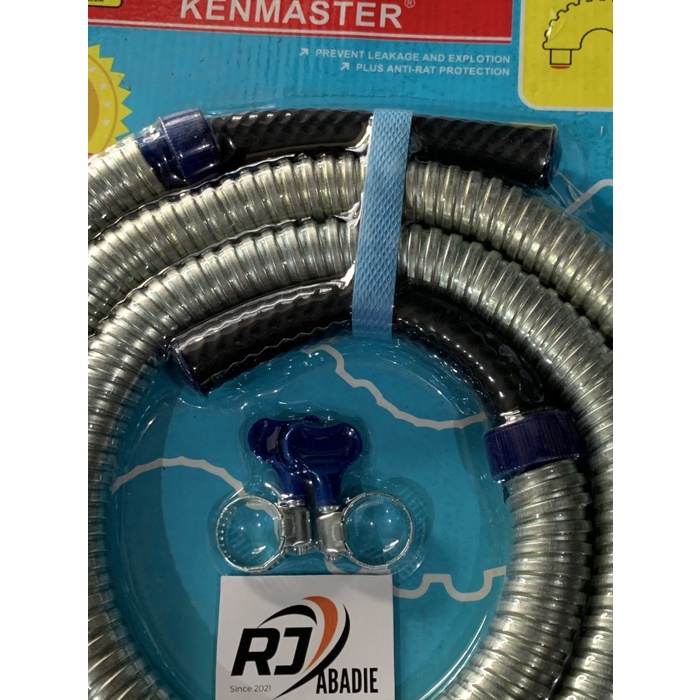 Selang Fleksibel Flexible Hose Regulator Kompor Gas LPG Kenmaster 1.8m