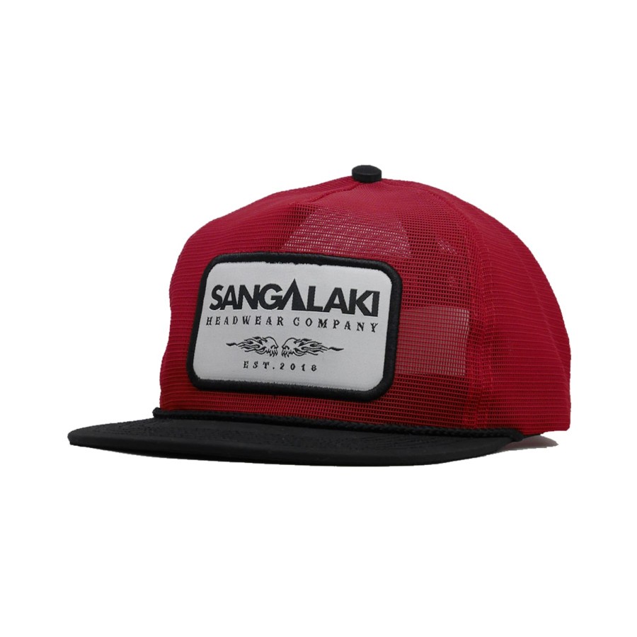 Topi SANGALAKI Skullfire Mesh Hat - Topi Snap