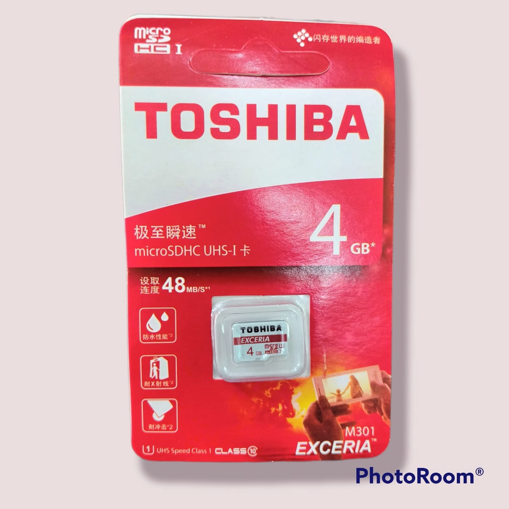 MEMORY TOSHIIBA MICRO SD  2 /4 / 8 / 16 / 32 / 64 GB