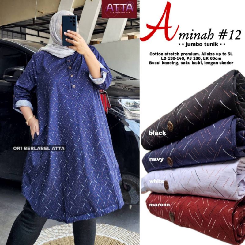 RESTOK LD130-140TUNIK JUMBO WILUJENG BUSUI KANCING