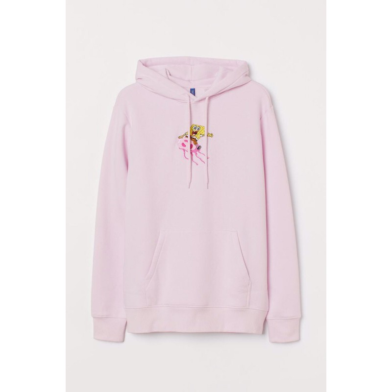 h&m hoodie spongebob