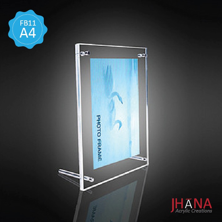  A4 Acrylic Frame Meja Akrilik Frame Poster Standing 