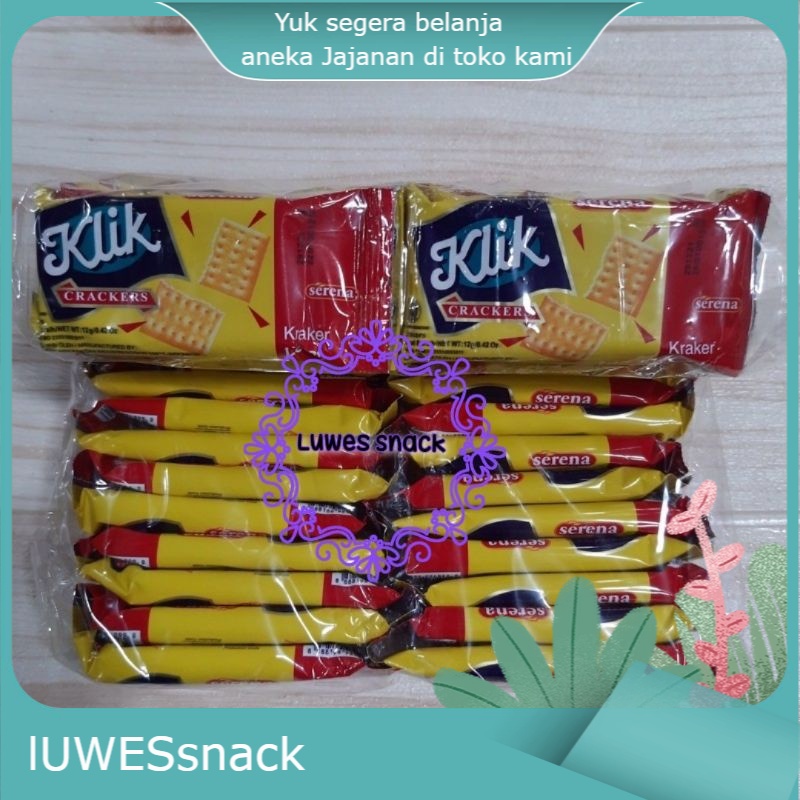 

Serena-klik crackers isi 10pcs-jajanan jadul-makanan ringanl-jajan anak jadul-snack jadul