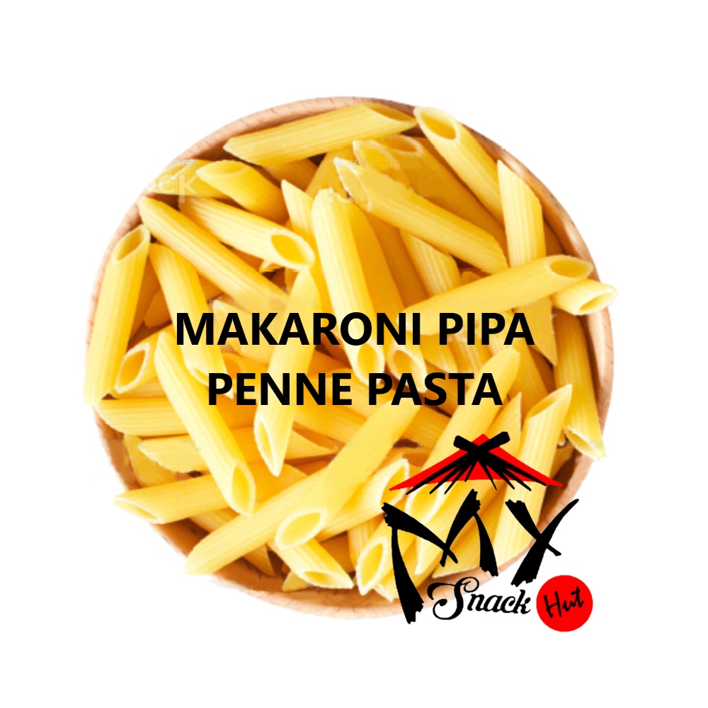 PENNE PASTA 50GR - MAKARONI BENTUK PIPA PENE ZITI RIGATE MACARONI DURUM WHEAT