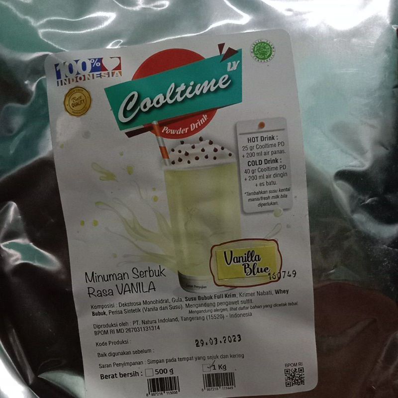 

Cooltime Vanilla Blue